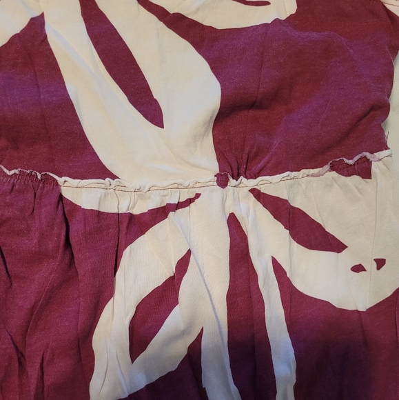 Vintage Roxy Hibiscus Red and White Spaghetti Top Size Large Juniors - Picture 3 of 8